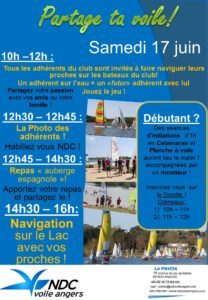 affiche de la journée Partage ta voile